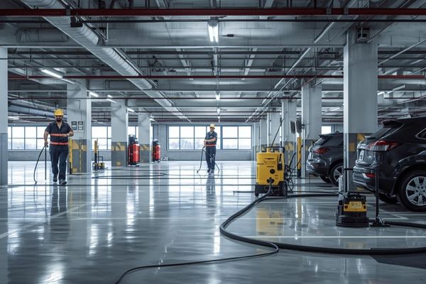 Institutional parking and mobility infrastructure cleaning services